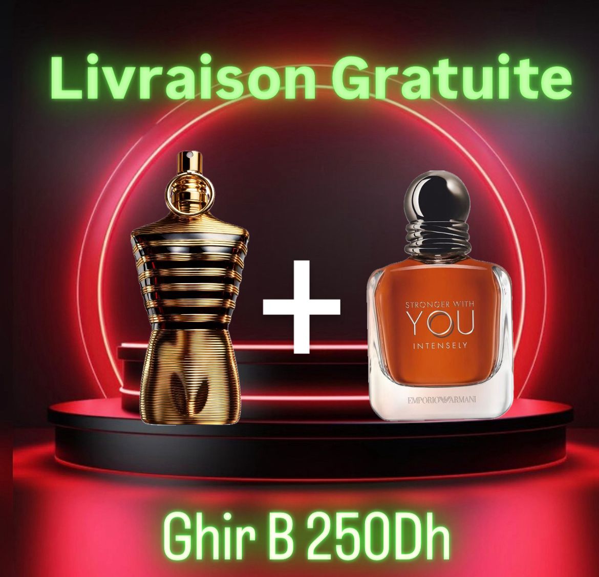 PACK LE MALE ELIXIR +  STRONGER WITH YOU INTENSELY  + LIVRAISON GRATUITE